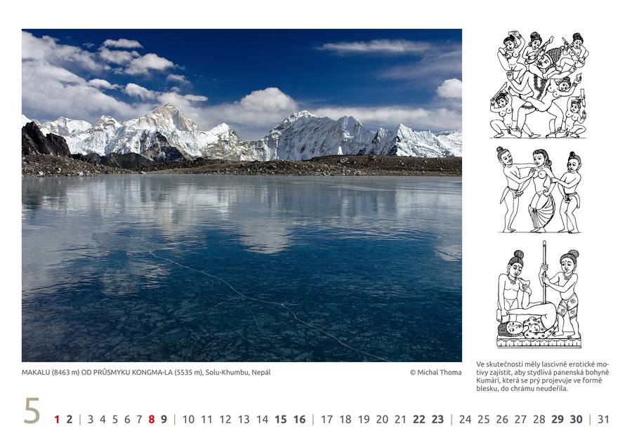 Kalendář Himálaj 2021 - květen