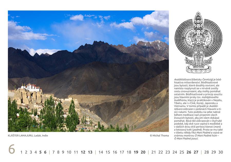 Kalendář Himálaj 2021 - červen