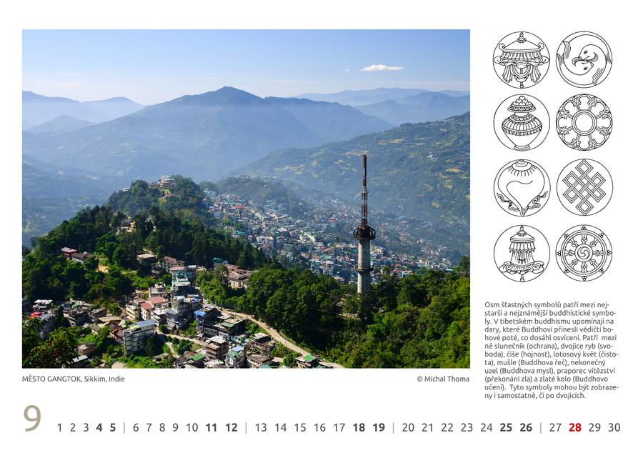 Kalendář Himálaj 2021 - září
