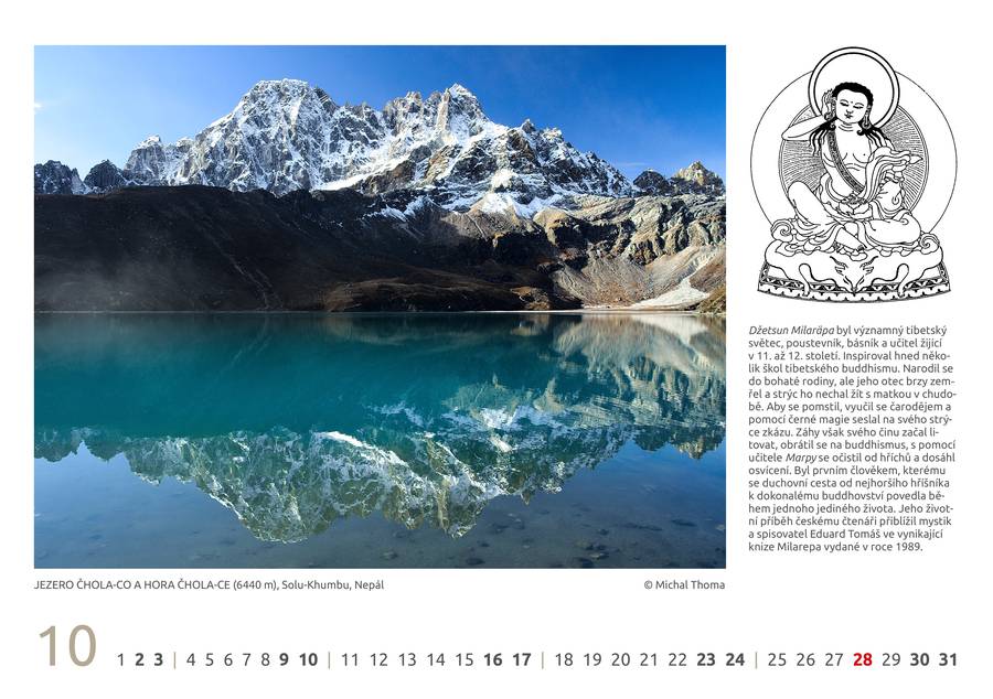 Kalendář Himálaj 2021 - říjen