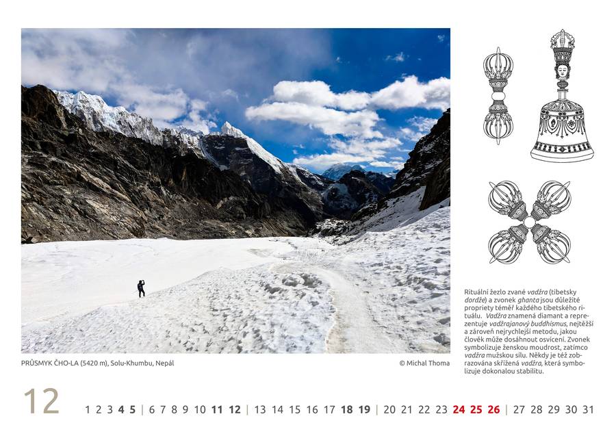 Kalendář Himálaj 2021 - prosinec